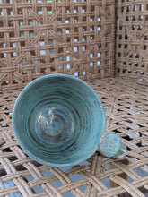 Load image into Gallery viewer, The "Sage & Seafoam" Crystalline Cappuccino Mug