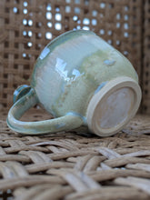 Load image into Gallery viewer, The "Sage & Seafoam" Crystalline Cappuccino Mug