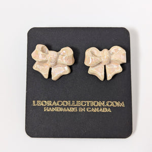 Coquette Bow Stud Earrings