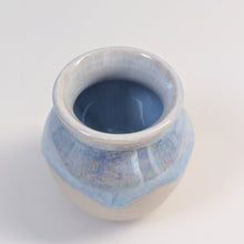 Load image into Gallery viewer, Blue Mother of Pearl Mini Planter Vase 0017
