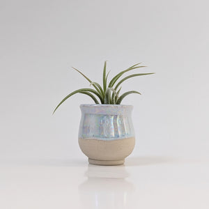 Blue Mother of Pearl Mini Planter Vase 0020