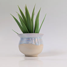 Load image into Gallery viewer, Blue Mother of Pearl Mini Planter Vase 0022
