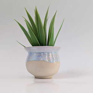 Blue Mother of Pearl Mini Planter Vase 0022