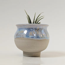 Load image into Gallery viewer, Blue Mother of Pearl Mini Planter Vase 0026
