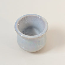 Load image into Gallery viewer, Blue Mother of Pearl Mini Planter Vase 0029
