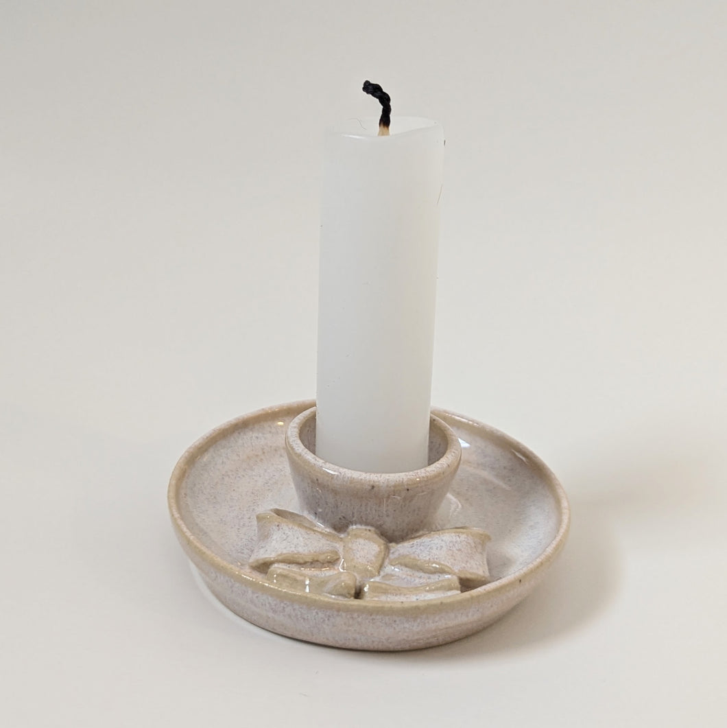 Coquette Bow Candle Holder 0030