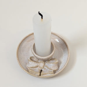 Coquette Bow Candle Holder 0030