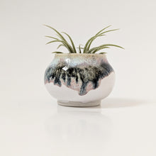 Load image into Gallery viewer, Blue Drippy Tiny Planter Vase 0034
