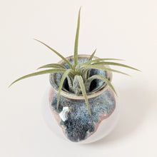 Load image into Gallery viewer, Blue Drippy Tiny Planter Vase 0035
