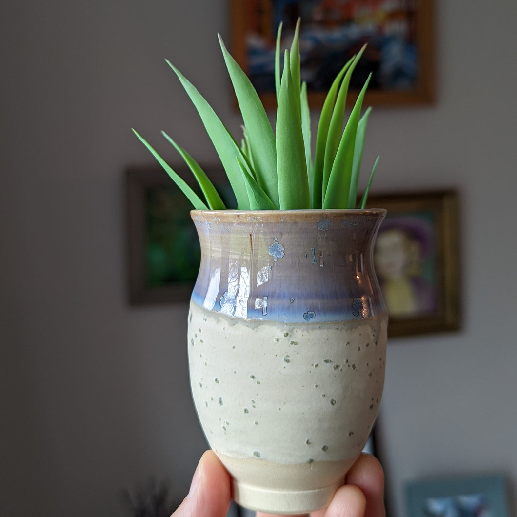 Blue Crystal Vase