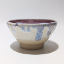 Load image into Gallery viewer, Small purple abstract bowl 1
