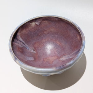 Small purple abstract bowl 1