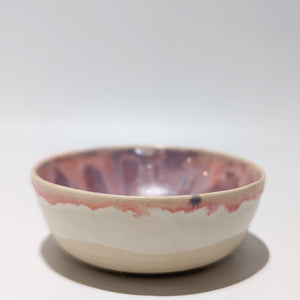 Small purple abstract bowl 2