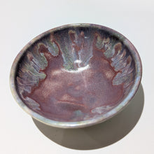 Load image into Gallery viewer, Small purple abstract bowl 5

