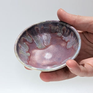 Small purple abstract bowl 5