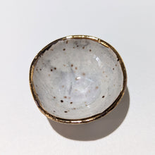 Load image into Gallery viewer, Small marble bowl with 18k gold rim 2
